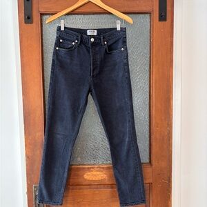 Agolde Los Angeles Blue button up Jeans